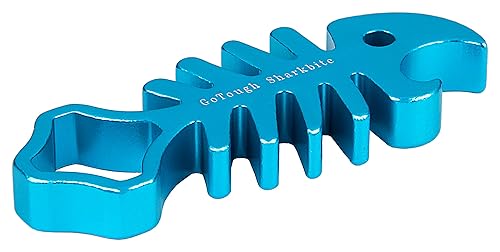 Fotodiox GoTough Sharkbite Blue Metal Wrench with Bottle Opener for Gopro Hero2, Hero3/3+ and Hero4 Mounting Knobs, Adapters, Screws and Bolts