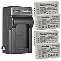 Kastar 4-Pack Battery and AC Wall Charger Replacement for Nikon EN-EL22 Battery MH-29 Charger, Nikon 1 J4 Digital Camera, Nikon 1J4 Digital Camera