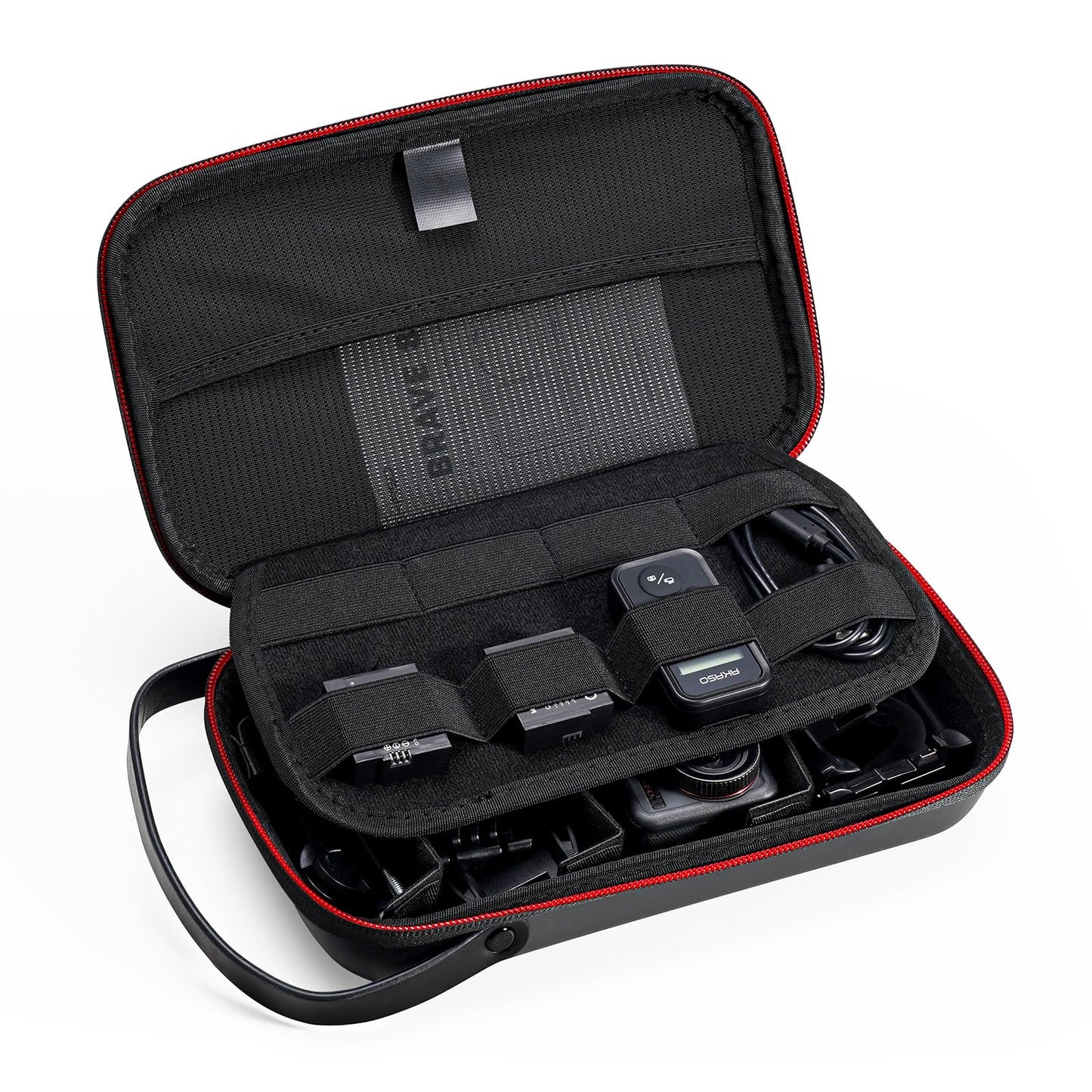 AKASO Camera Carrying Case for GoPro Hero 13 12 11 10 9, Insta360 X5 X4 X3 Ace Pro, DJI Action Osmo 360 Pocket 3, 360, EK7000/EK7000 Pro, Brave 4/4
