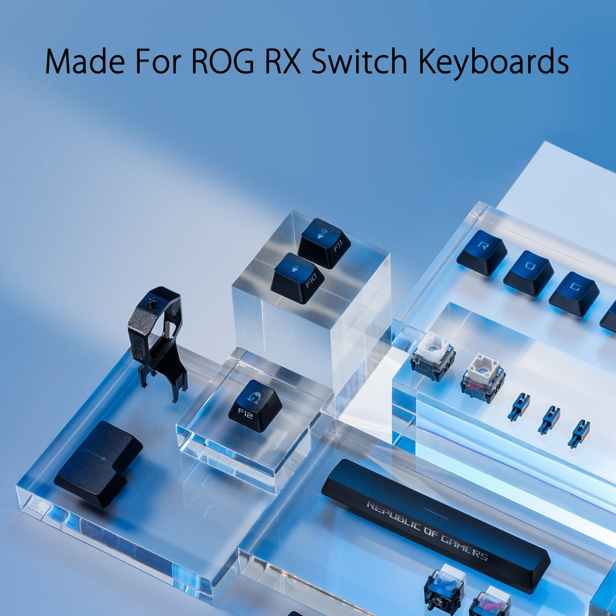 ASUS ROG RX PBT Keycap Set, Premium, Durable PBT Material Keycap