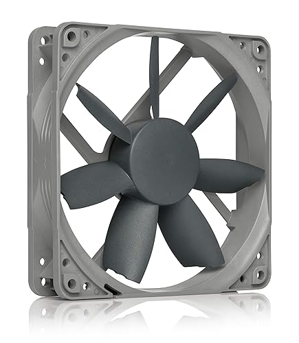 Noctua NF-S12B redux-1200, High Performance Cooling Fan, 3-Pin, 1200 RPM (120mm, Grey)