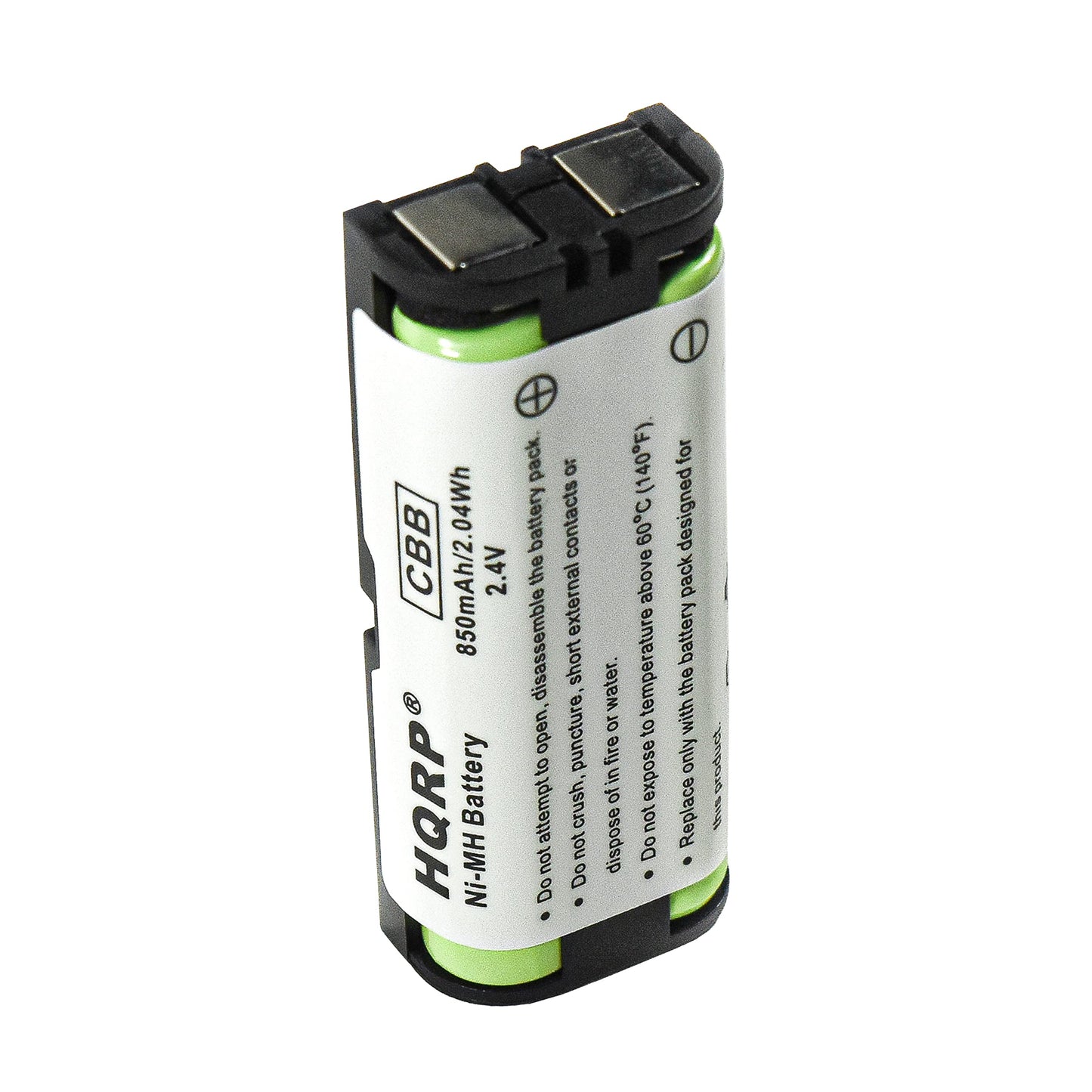 HQRP Telephone Battery Compatible with Panasonic KX-TG2631W, KX-TG2632, KX-TG2632B, KX-TG2632W, KX-TG2910LCB, KX-TG5761 Cordless Phone System