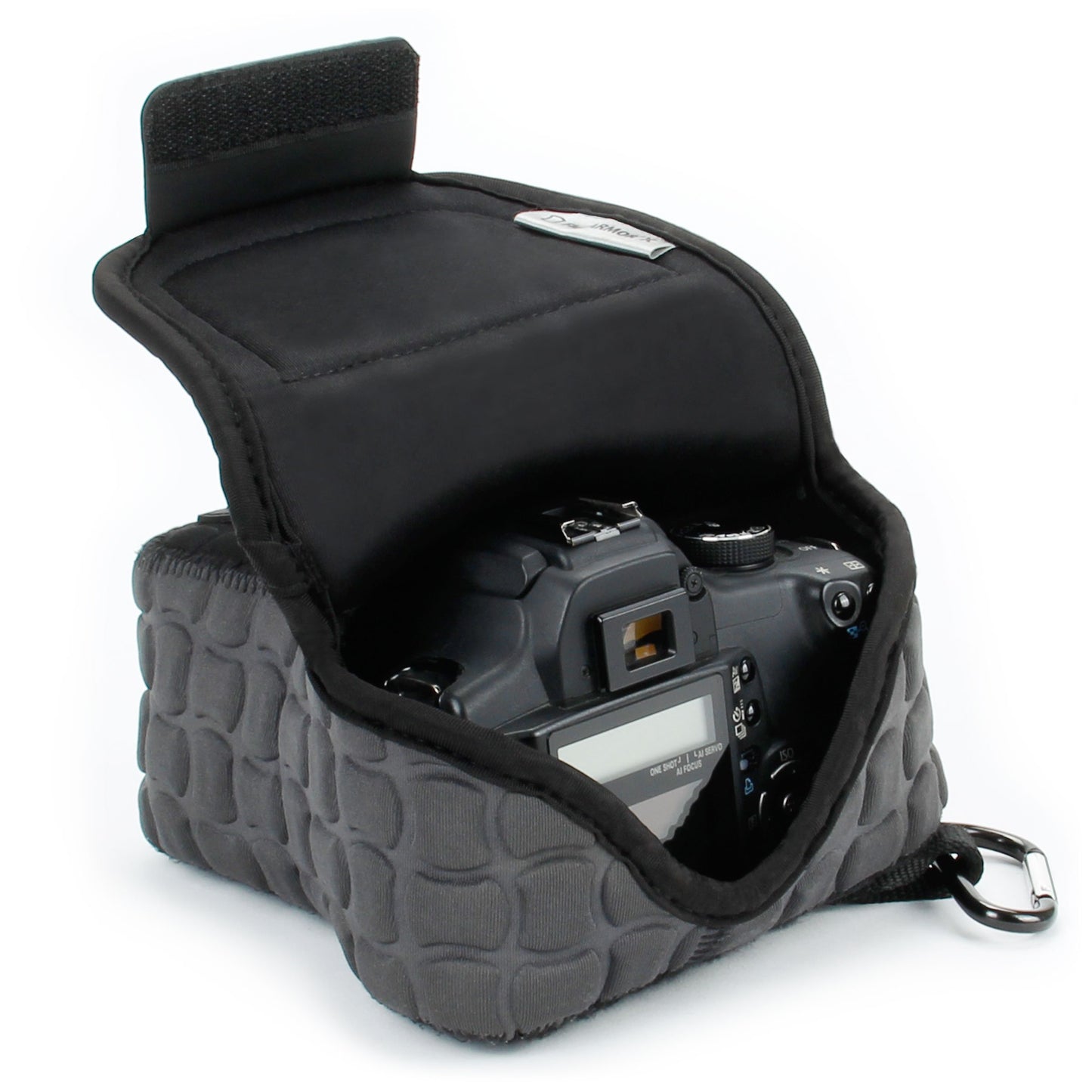 USA Gear Camera Sleeve (Medium) for Compact SLRs Compatible with Canon EOS R100 Nikon Z30 Sony ZV-E10, and more - Padded Neoprene DSLR Case
