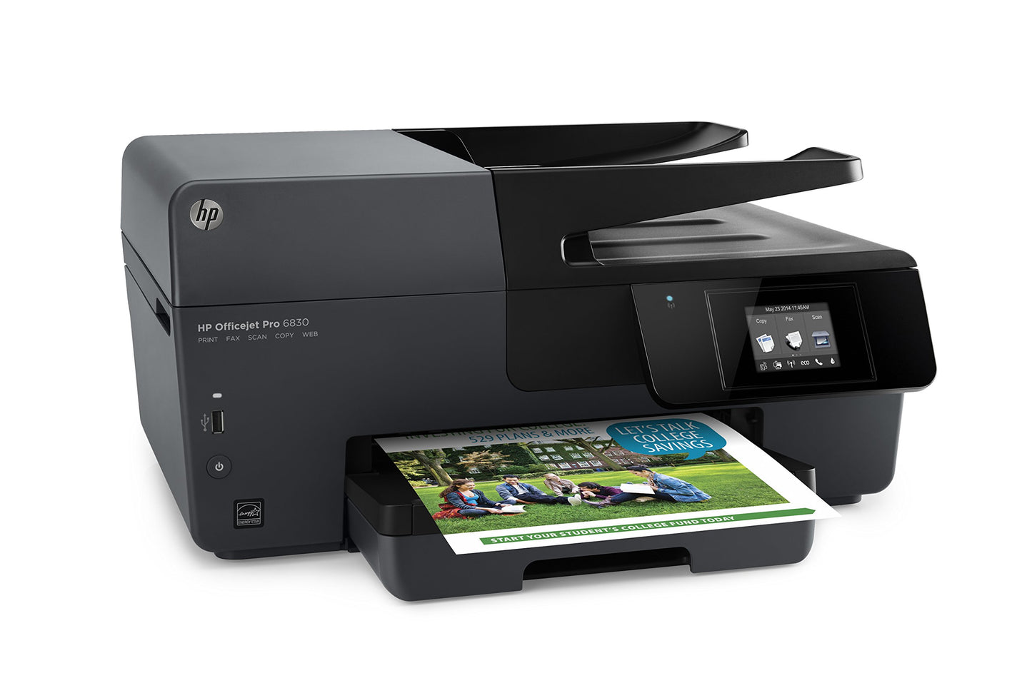 HP OfficeJet Pro 6830 Wireless All-in-One Photo Printer with Mobile Printing, HP Instant Ink & Amazon Dash Replenishment Ready (E3E02A)
