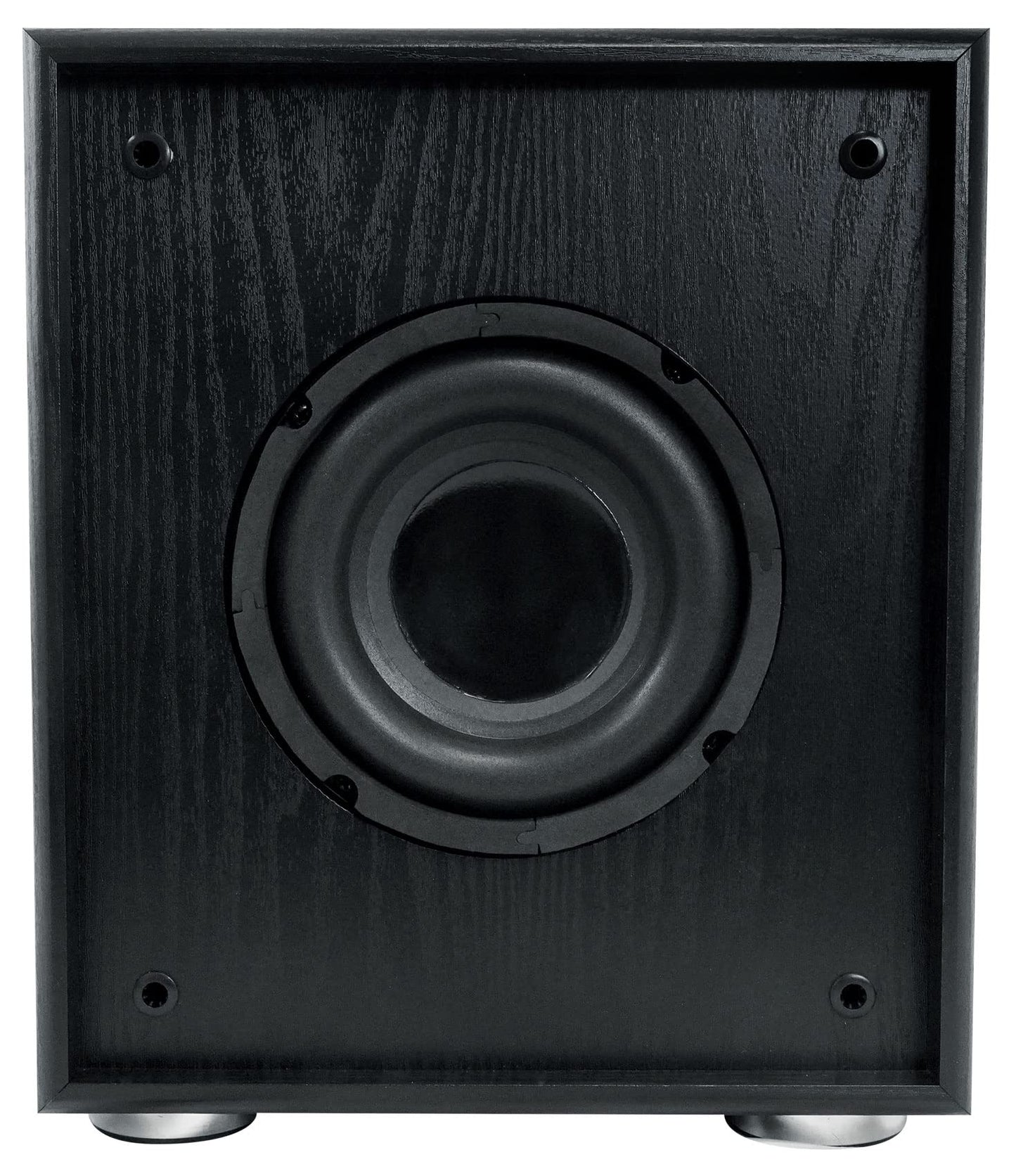 Rockville Rock Shaker 6.5 Black 200W Peak/100W RMS Powered Home Theater Subwoofer, Class-D, Adjustable Crossover, 20Hz-200Hz, Compact Design