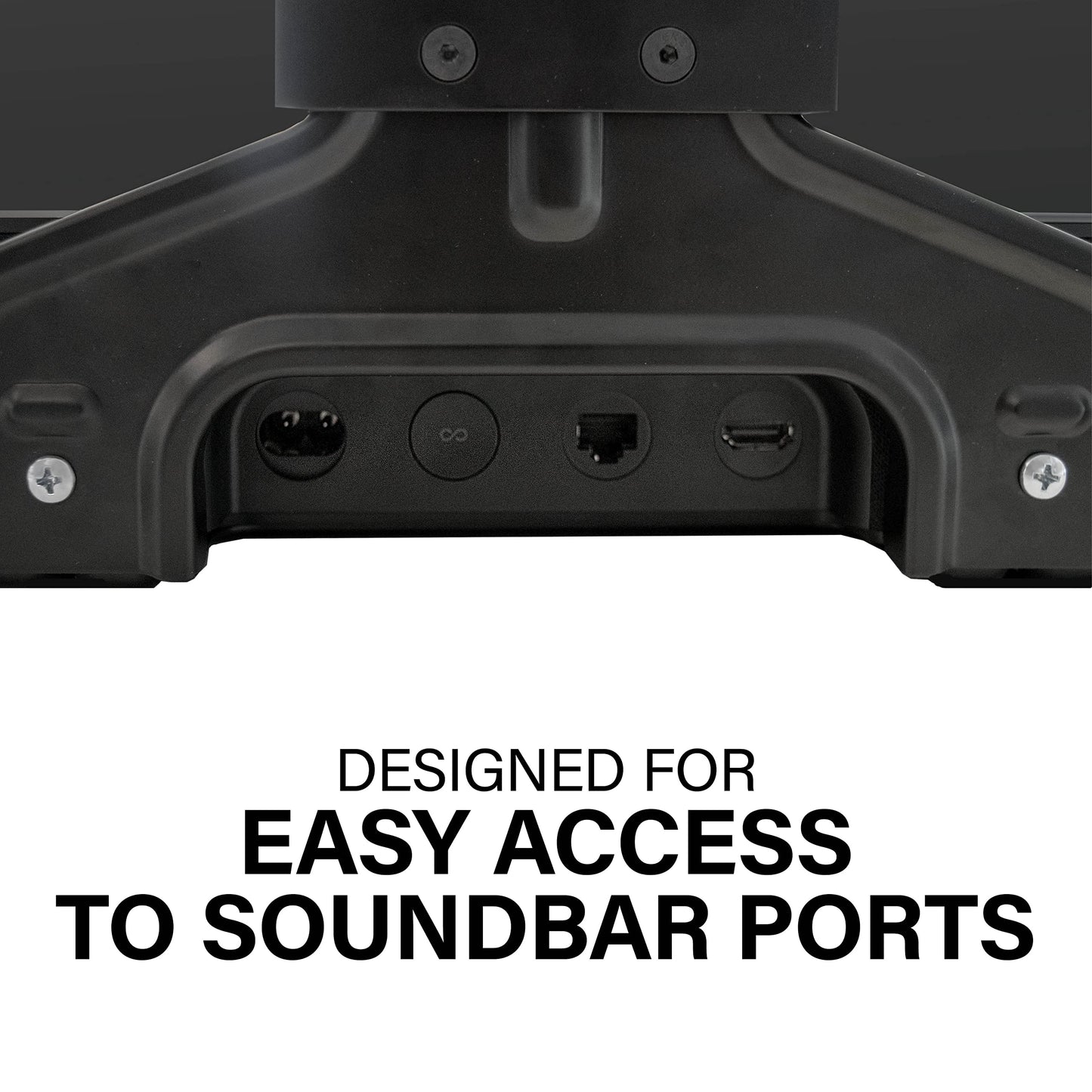 SANUS Soundbar Mount for Sonos Beam Gen 1 & 2 - Height Adjustable up to 12" & Designed to Work with Any TV - Custom Fit to Sonos Beam Gen 1 & 2 for