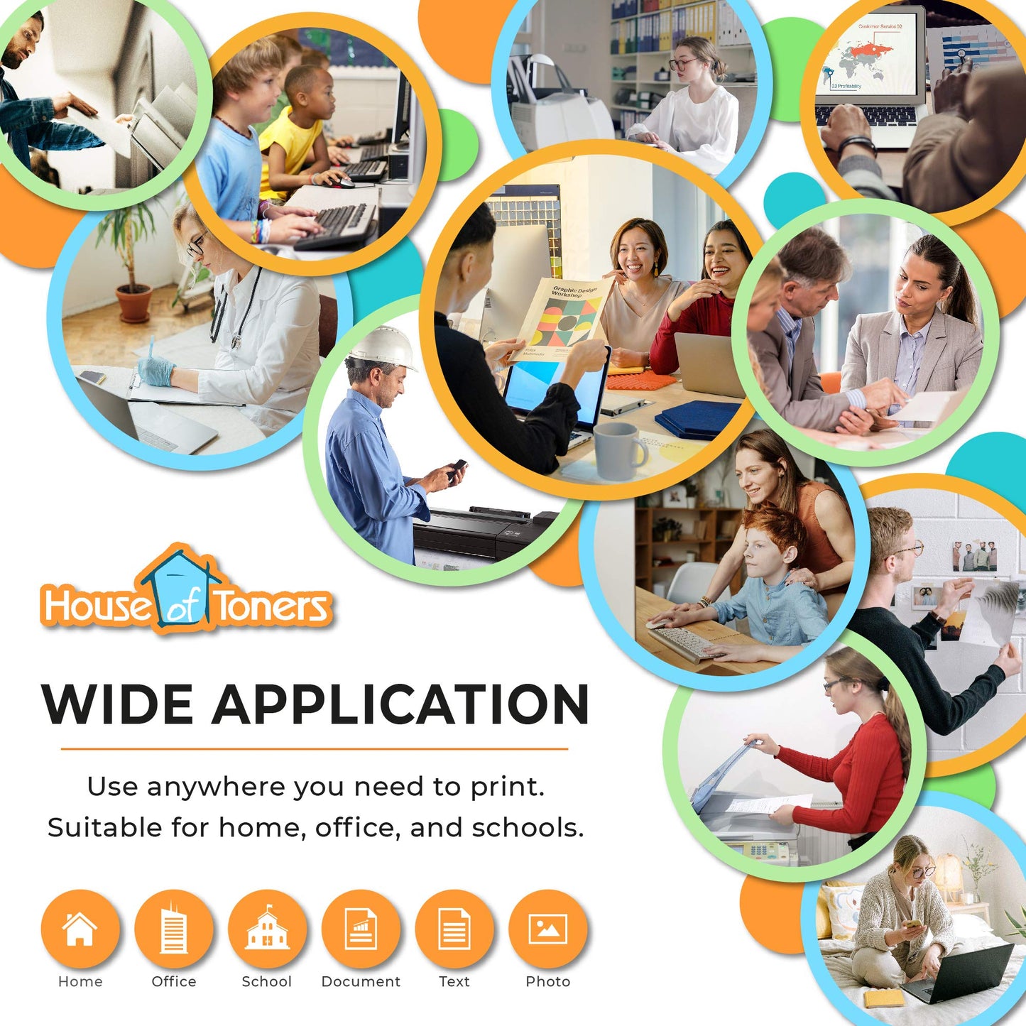 Houseoftoners Remanufactured 2-Pack Ink Cartridges Replacement for HP 21 C9351AN Black and HP 22 C9352AN Officejet 4315 4310 4311 4315v 4315xi 4350