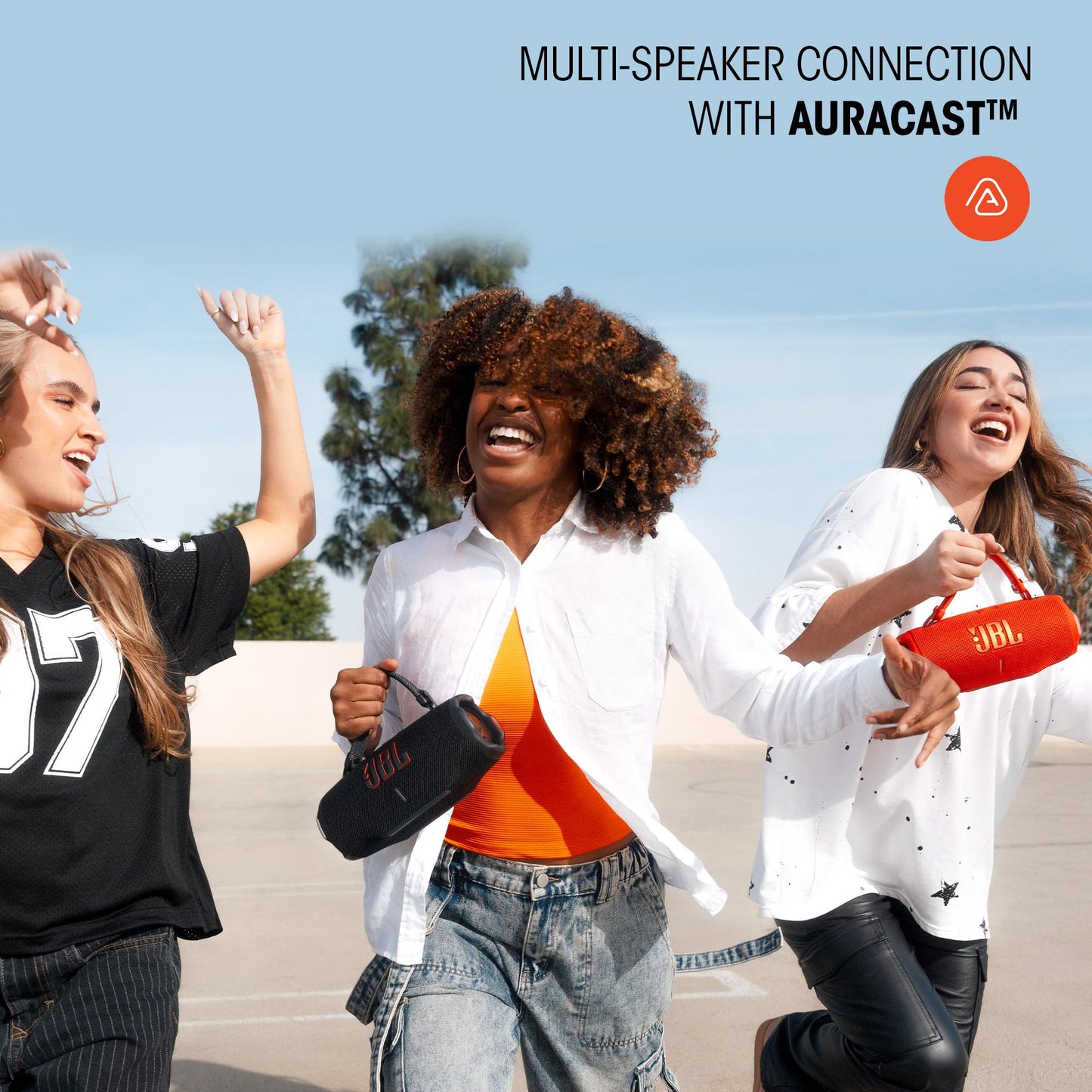 JBL Charge 6 - Portable Waterproof & Drop-Proof Bluetooth Speaker, Bold JBL Pro Sound with AI Boost, 28Hrs of Playtime, Built-in powerbank & Comes