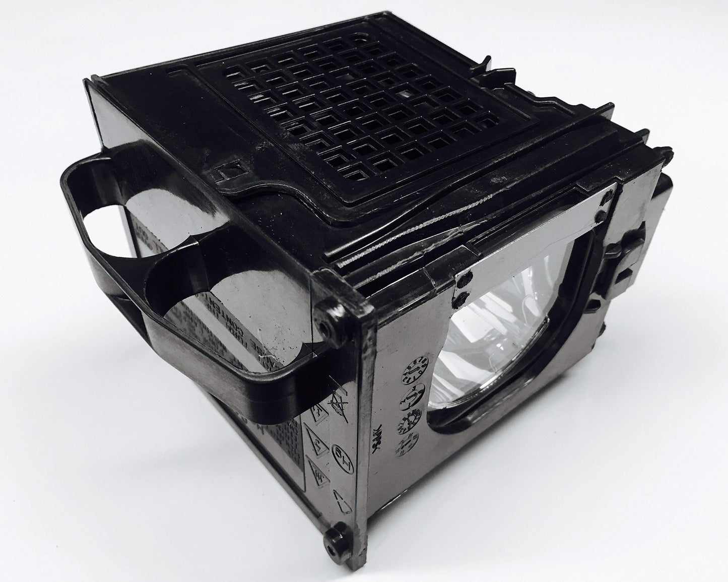Jaspertronics™ OEM Lamp & Housing for The Mitsubishi WD-65731 TV with Philips Bulb Inside - 1 Year Warranty