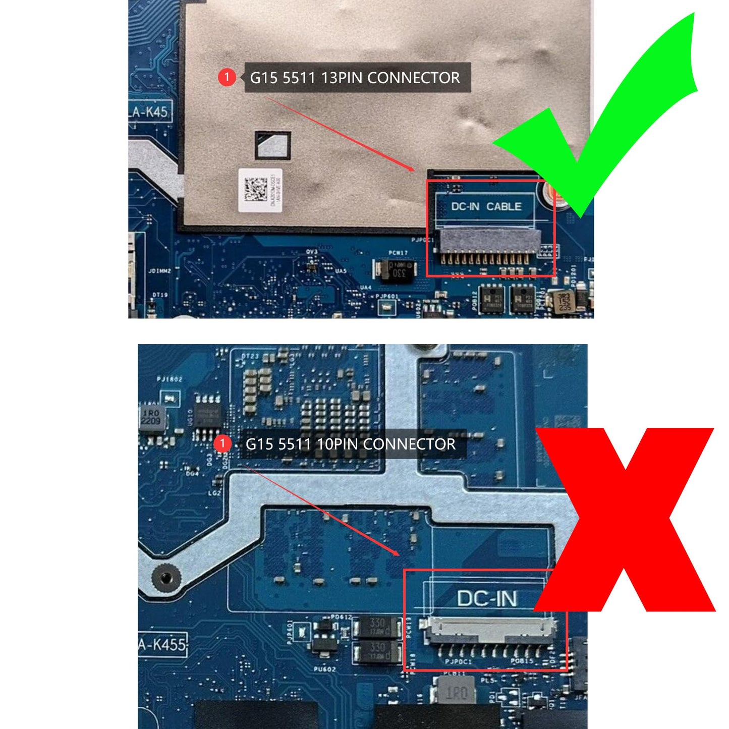 Wobeater Replacement DC Power Jack Socket Charging Port Cable Harness for Dell G15 5510 5515 5520 099V4H DC301017900