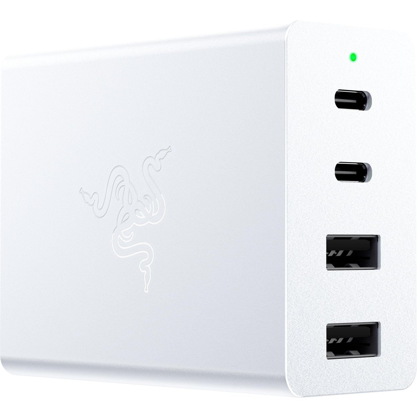 Razer USB-C 130W GaN Charger: 4 Ports - Super Fast Charging for Laptops, MacBook, iPad, iPhone, Samsung Galaxy - Charge Multiple Devices - Compact
