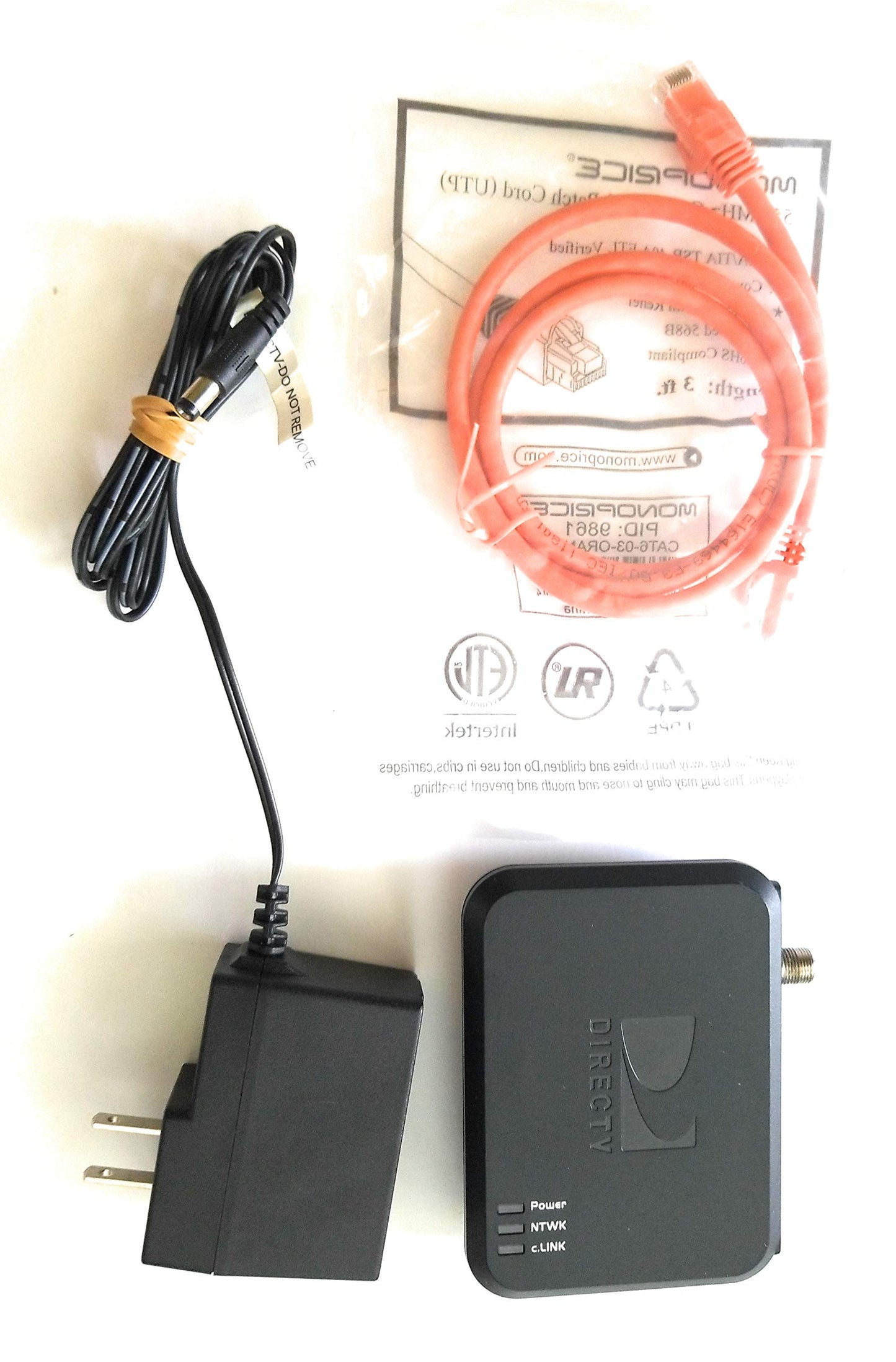 DIRECTV Broadband DECA Ethernet to Coax Adapter (DECABB1MR0) Generation I