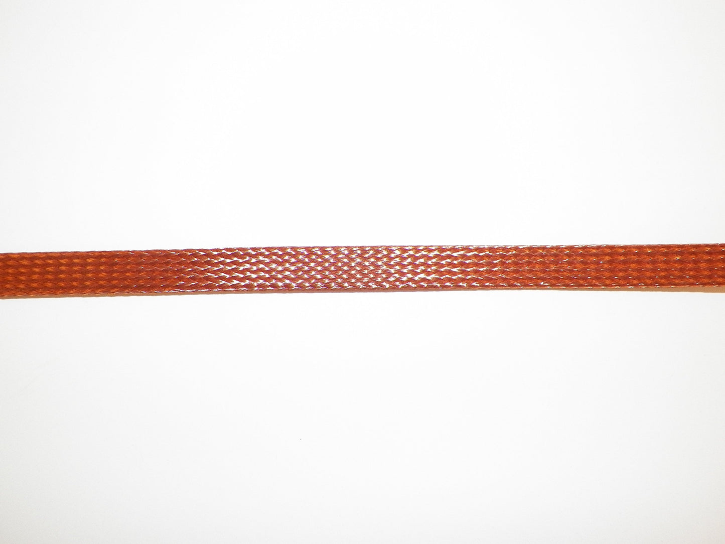 1/4 " BRAIDED COPPER EXPANDABLE FLEX SLEEVE, WIRING HARNESS, LOOM, FLEXABLE WIRE COVER (5 Feet)