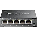 TP-Link 5-Port Gigabit Ethernet Easy Smart Switch| Plug and Play | Desktop | Sturdy Metal w/Shielded Ports | Limited Lifetime Replacement (TL-SG105E)
