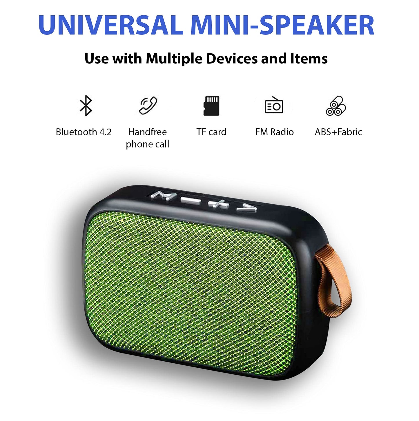 Tek Styz Bluetooth Portable Wireless Speaker Compatible with Samsung Galaxy S20 FE Fast Pairing, Soft Stylish Fabric Design for 6Hours+