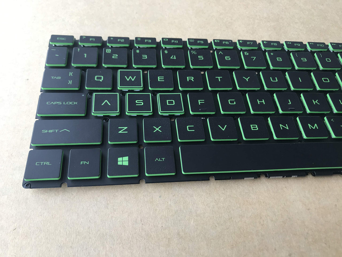 Original New for HP Pavilion Gaming Laptop 15-dk0010nr 15-DK0056WM 15.6 Inches Keyboard Green Backlit US