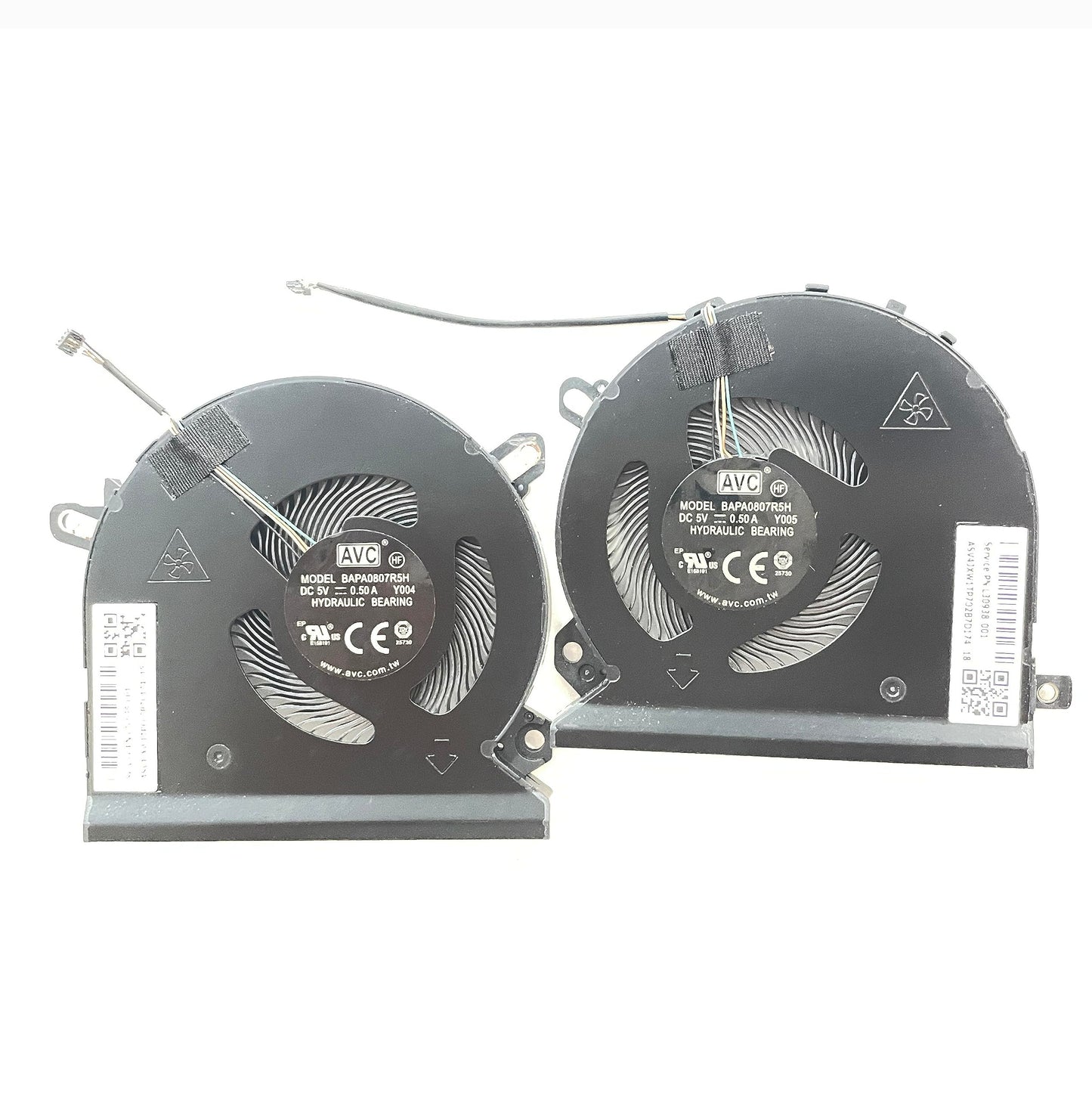 Replacement CPU+GPU Cooling Fan for HP zbook-Studio x360 g5 EliteBook 1050 G1 1050G1 HSN-Q11C Series NS85C00-17L24 NS85C00-17L25 L30938-001