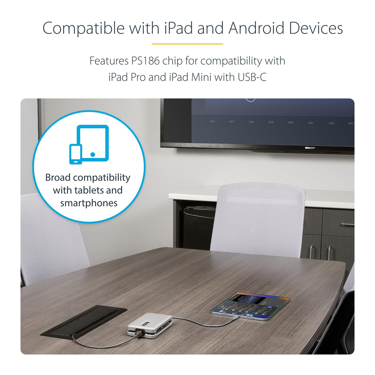 StarTech.com USB-C Docking Station for MacBook Pro M1 M2 M3 M4 and Windows, 4K 60Hz HDMI Video, HDR10, USB 10Gbps Hub, 100W Laptop Charging, GbE, SD