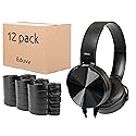 Eduvy Bulk Headphones for Classroom, 12 Pack Durable Wired School Headphones for Students. Teacher Must Haves Supplies from Elementary to College…