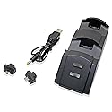 NEXiLUX Game Storage Tower with Dual Charge Station for Play Station 4, PS4