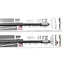 Lot of 2 Everhardt TSM2-B 3/4 Wave 2 ft Fiberglass “Super Flex†CB Radio Antenna - Black