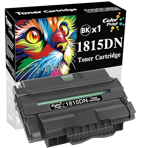 Color Print Compatible Toner Cartridge Replacement for Dell 1815dn Toner 1815 Multifunction 310-7943 NF485 PF658 RF223 PF656 310-7945 ug297 Laser