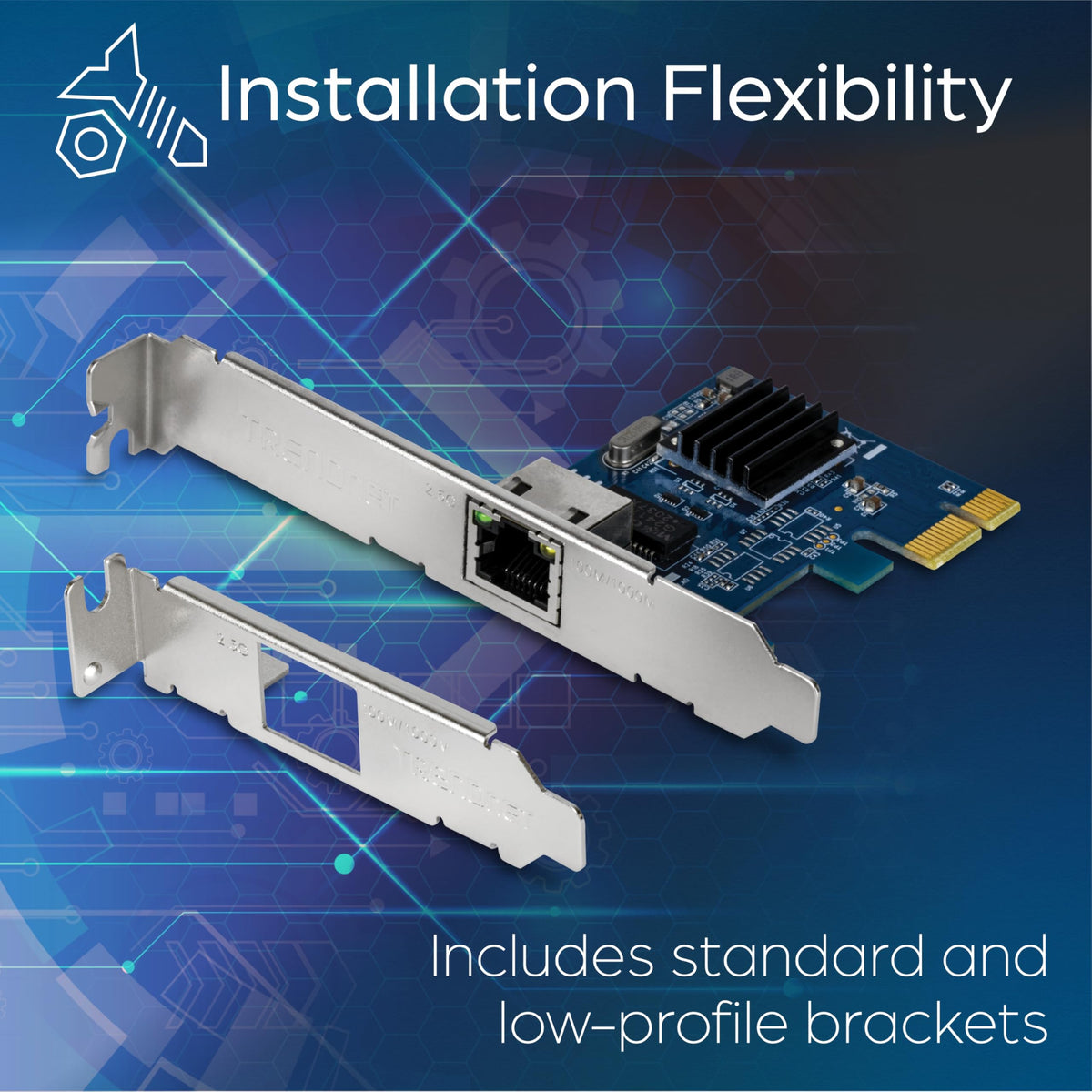 TRENDnet 2.5GBase-T PCIe Network Adapter, TEG-25GECTX