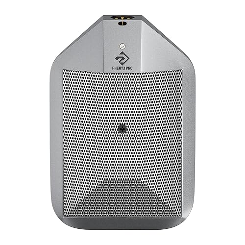 Phenyx Pro Boundary Condenser Microphone, Supercardioid Kick Drum Microphone with XLR Connector, Two-Position EQ Switch, Rugged Metal Bass Drum Mic