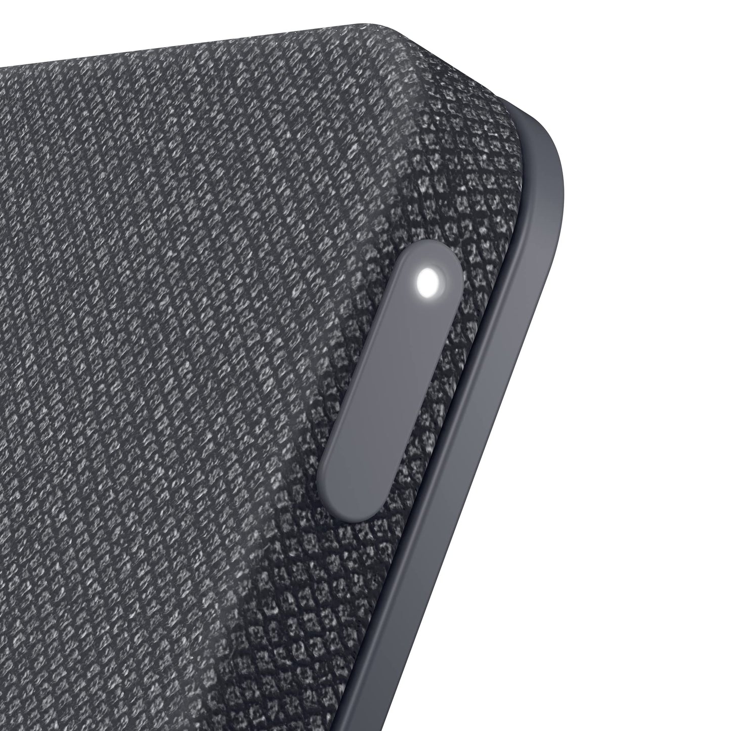 Dell Dual Charge Dock HD22Q - Fabric Wrapped Charging Stand, Type-C Connector, Qi Enabled Charging, Wake-on-Dock, Smartphone Rest, Power Button LED