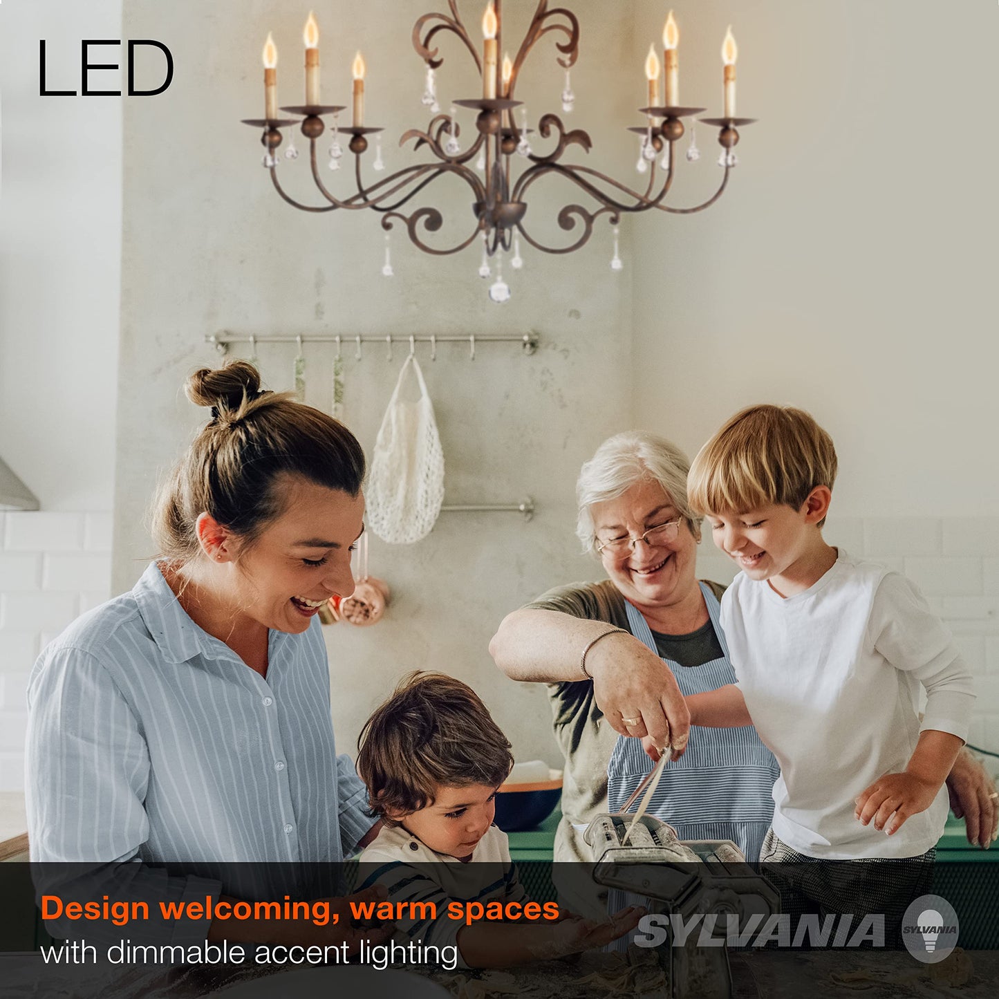 Sylvania 79580 1 LED Bulb, Medium Base, Amber