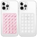Anteel 2 Pack Silicone Suction Phone Case Mount, Non Slip Sticky Grip, Silicon Adhesive Suction Cup Mount, Strong Grip Holder for Selfies and Videos
