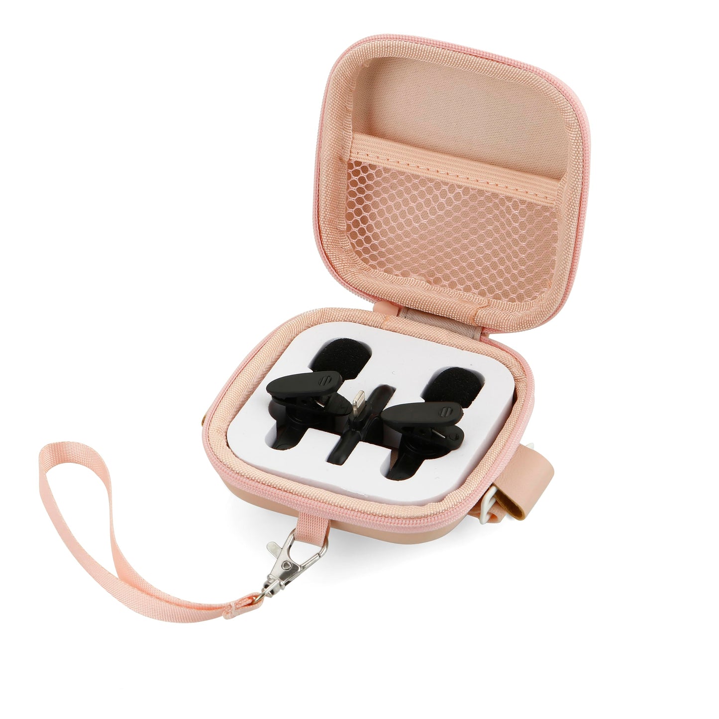 SoleKing Wireless Lavalier Microphone Case Mini Mic Case for Wireless lavalier microphones Wireless Microphones Mini Tiny Mic Lapel Clip Microphones