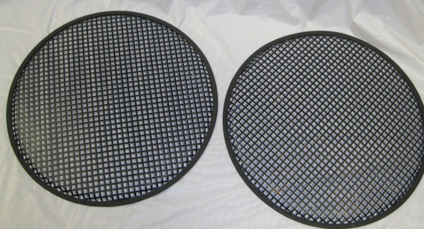 1 Pair 15" SubWoofer Mid Range Metal Mesh Waffle Speaker Grill DJ PA Car Audio