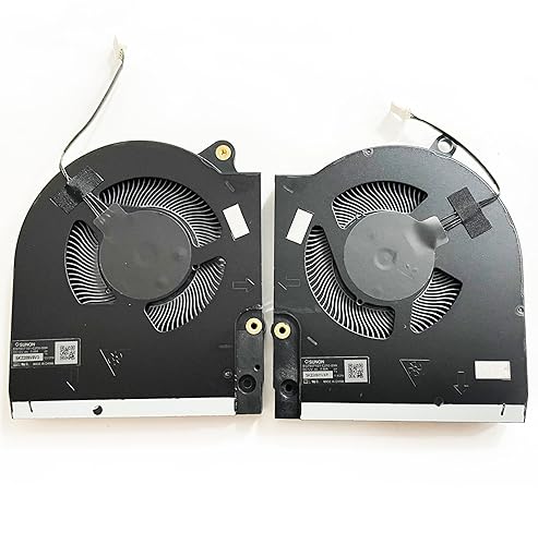 Fleshy Leaf Replacement CPU+GPU Cooling Fan for Dell Alienware m15 R7 M15R7 Gaming Laptop 15.6-inch Series EG75071S1-C210-S9A EG75071S1-C200-S9A