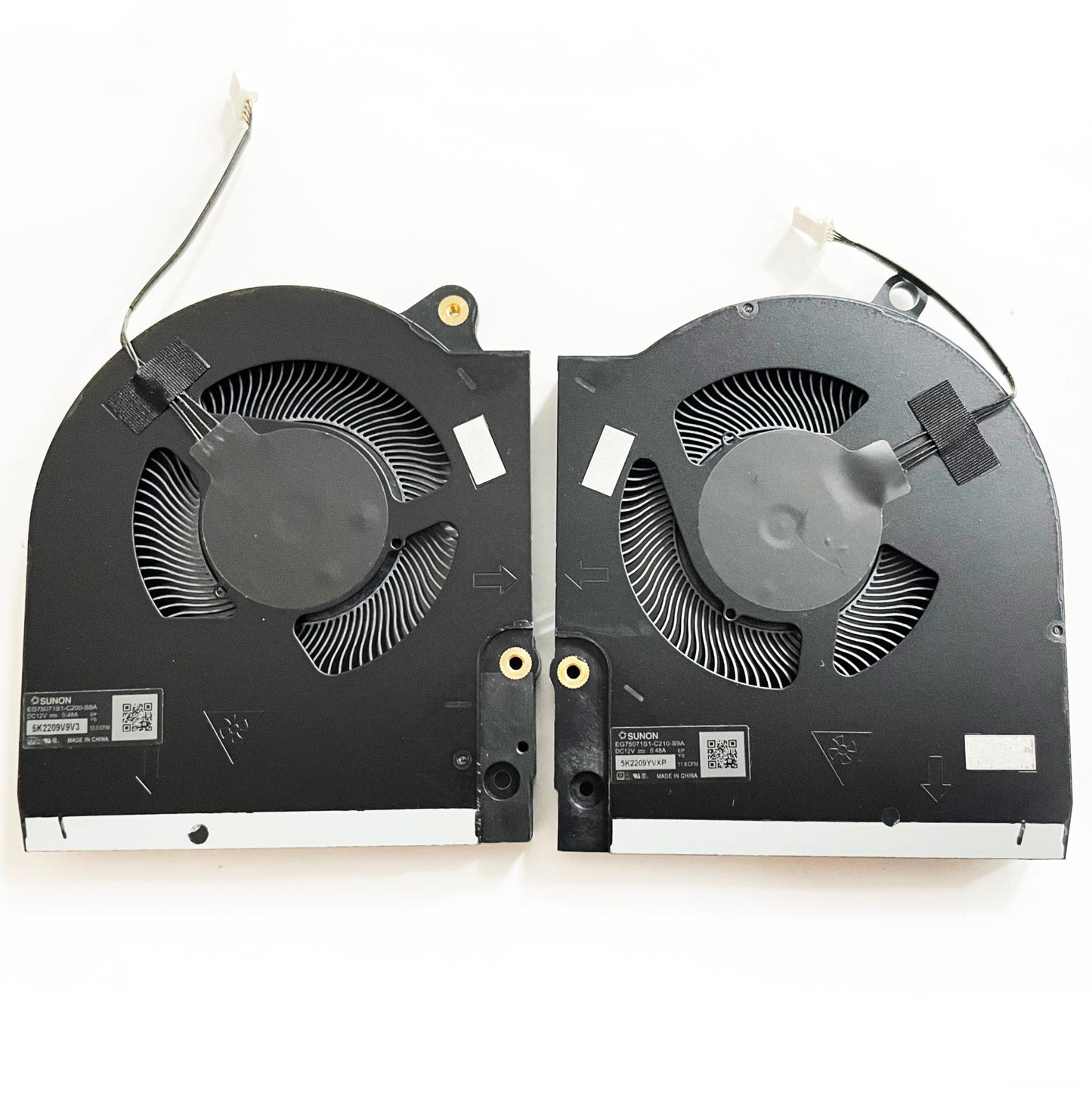 Fleshy Leaf Replacement CPU+GPU Cooling Fan for Dell Alienware m15 R7 M15R7 Gaming Laptop 15.6-inch Series EG75071S1-C210-S9A EG75071S1-C200-S9A