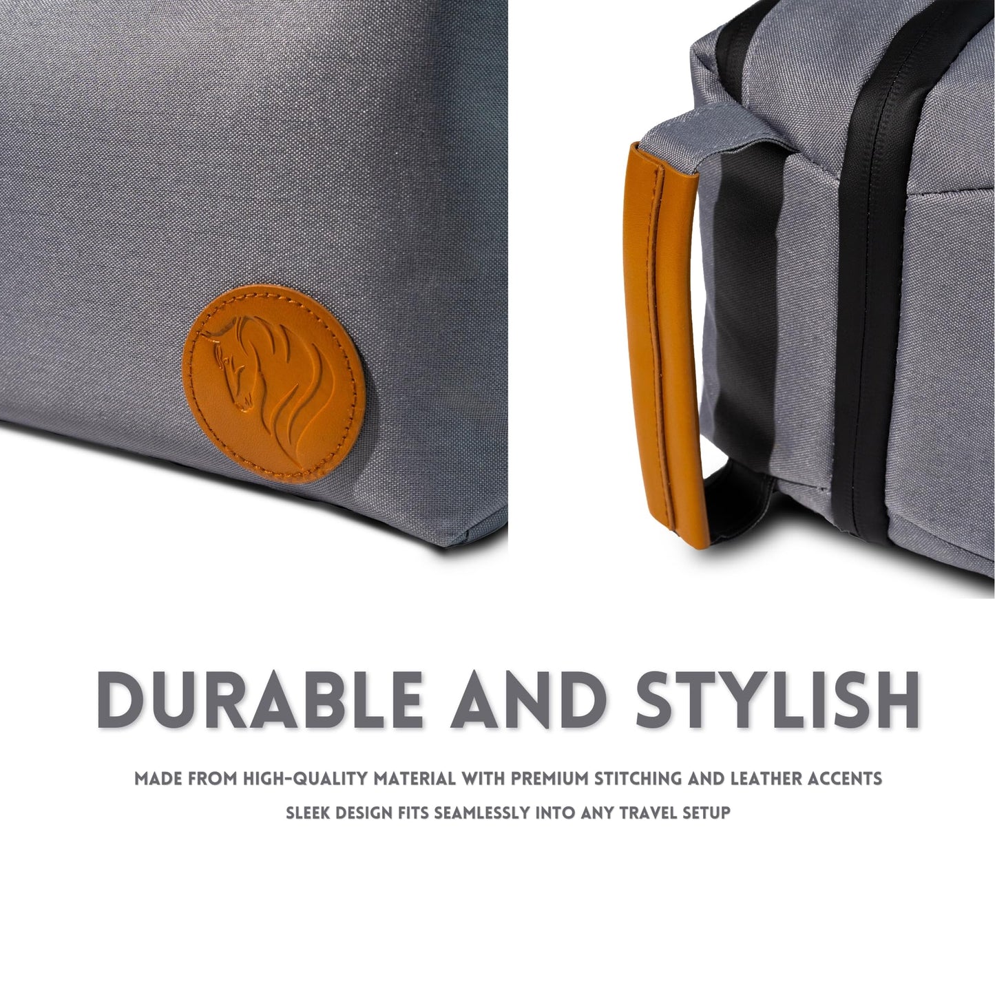 LuxAndalus Large Electronics Organizer and Tech Travel Bag - Premium Portable Case for Cables, Chargers, Cords, and Accessories - Ideal pouch for your