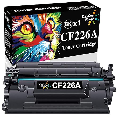 Color Print Compatible 26A 26X Toner Cartridge Replacement for CF226A 226A 226X CF226X Work with Laser Jet Pro M402n M402dn M402dw M426fdw M426dw