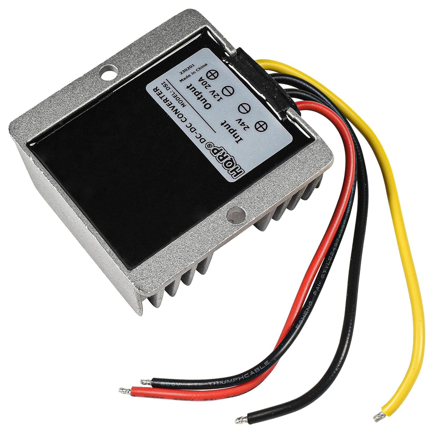 HQRP DC-DC Step Down Converter 24V to 12V 20A 240W Power Supply Adapter Compatible with Golf Cart Club Car, LED Strip Light, Motor, Dashcam, Car…