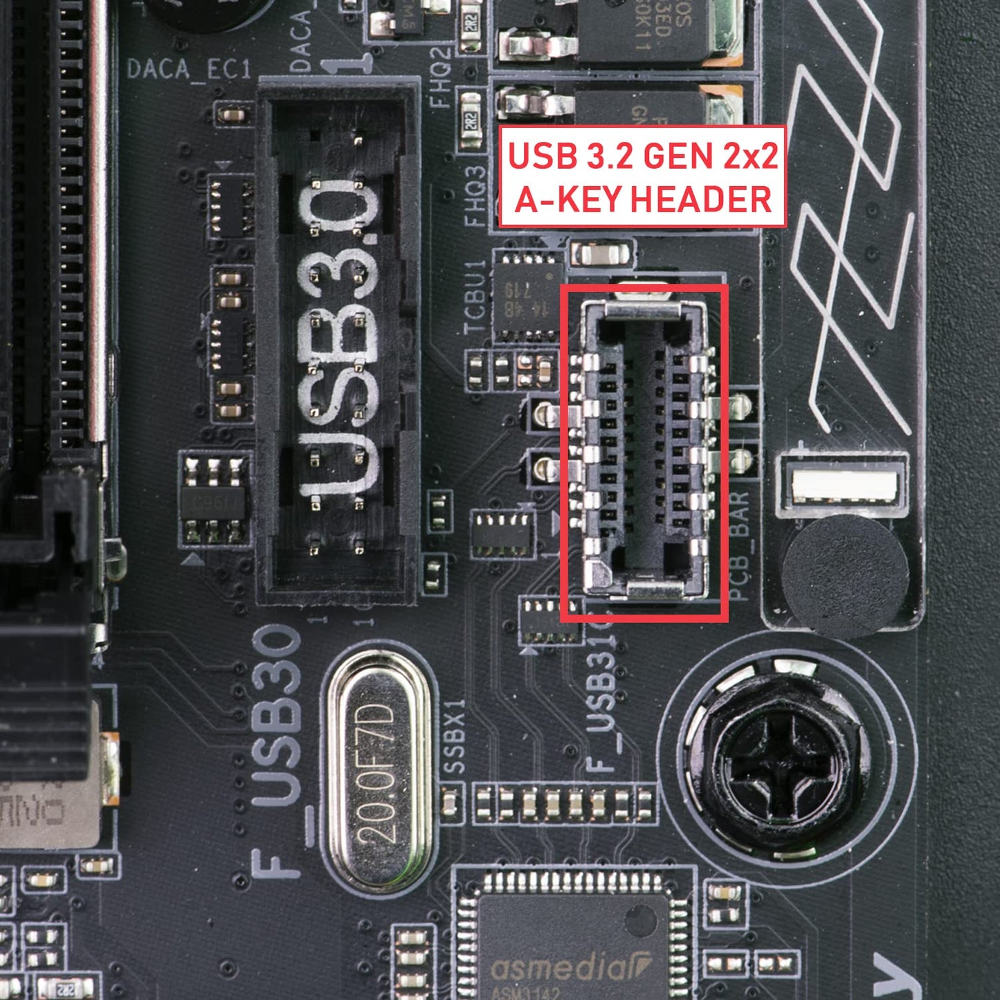 LINKUP - USB 3.2 Gen 2x2 20Gbps USB-C Type Internal Panel Cable Mount Motherboard Header Extension Adapter?20-Pin A-Key Male with Cover to USB-C