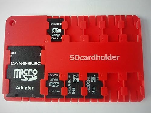 Micro Sd Card Holder-RED