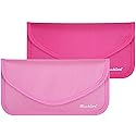 Signal Blocking Bag, Techion 2 Pack RFID Faraday Bag Shield Pouch Cage Box Wallet Case for Cell Phone and Car Key FOB, Privacy Protection