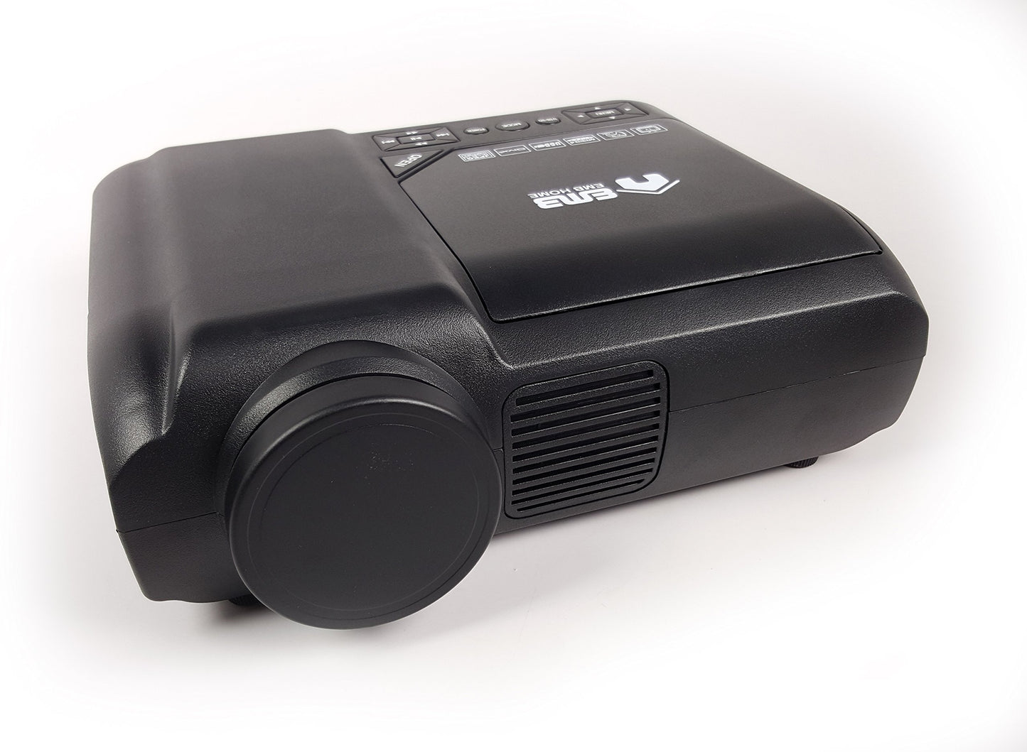 EMB Home - EBP200 - Portable HDMI DVD LED Projector 60 ANSI Lumens w/USB, SD Card Play DVD for Home Cinema Theater/Games/Party/PC Laptop