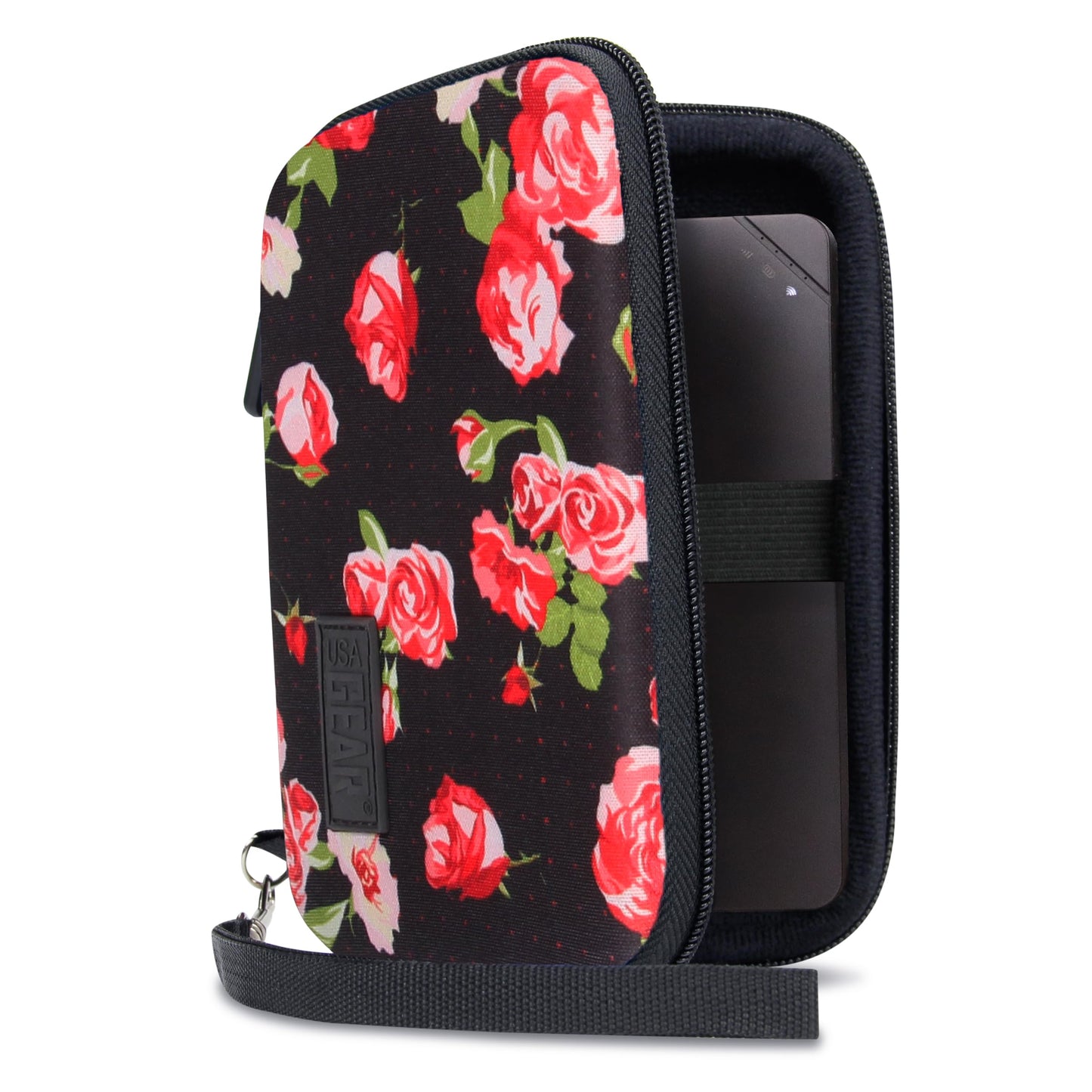 USA Gear Hotspot Carrying Case Fits Solis Edge, Orbic RC400L, AT&T Turbo 3, JexStream RG2100 Franklin A50 & more - Portable Wifi Hotspot Small Hard