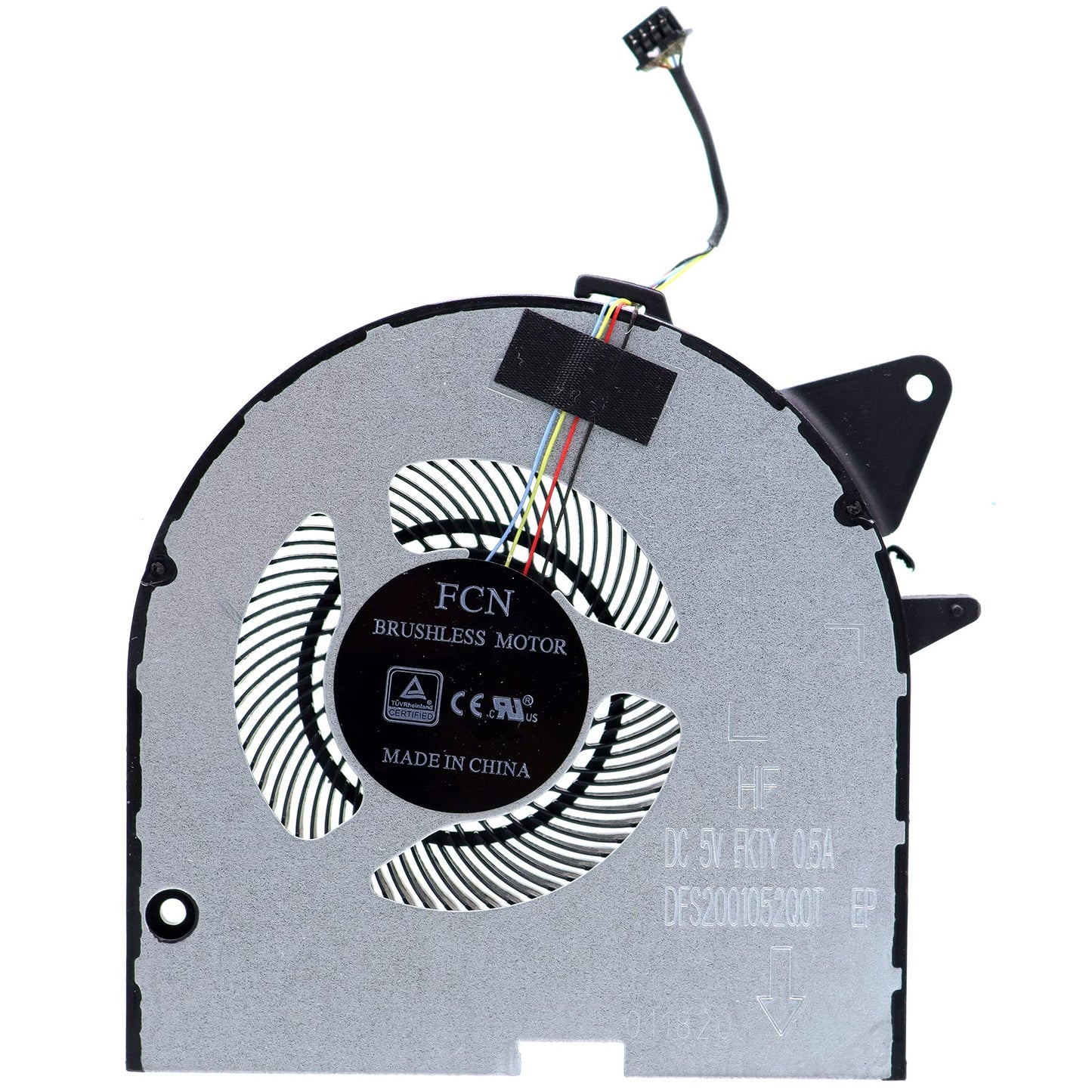 Deal4GO CPU Cooling Fan DFS200105200T FKTY w/GPU Fan DFS501105PR0T FKU0 for Lenovo Legion Y7000P Y540P Y545P 2019 (GTX1050)