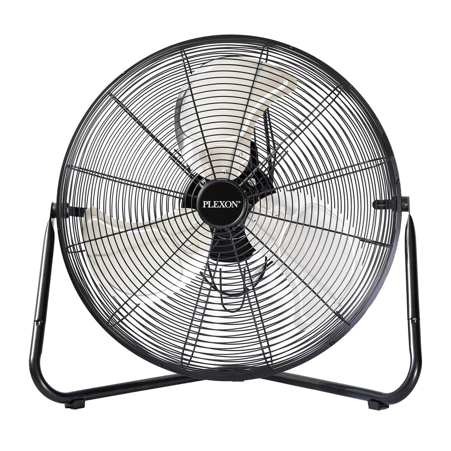 Plexon 20" High Velocity Floor Fan, Industrial Metal Shop Fan, 4200 CFM