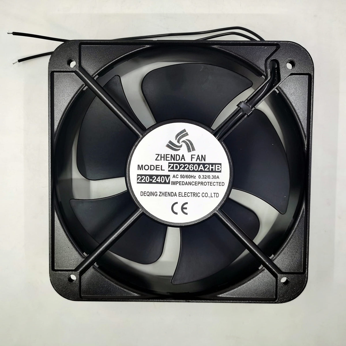 ZD2260A2HB ZHENDA 220-240V 0.32/0.30A 20060 Large air Volume axial Fan