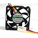 Sunon 40x40x10mm Super Low Speed 12V DC 3pin Fan Model, HA40101V4-0000-C99