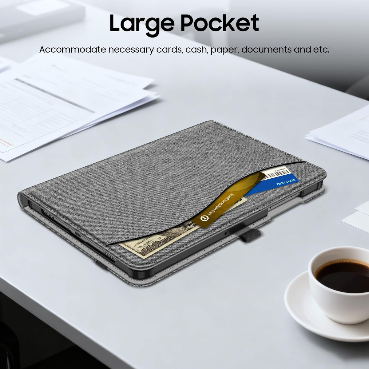 Fintie Multi-Angle Viewing Case for Samsung Galaxy Tab A11+/ A9+ 11 Inch