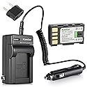 Kastar Battery and Charger Replacement for JVC Everio GZ-MS120 GZ-MS120AU GZ-MS120BU GZ-MS120RU GZ-MS130 GZ-MS100 GZ-MS90 GZ-HD300 GZ-HD320 GZ-HM1