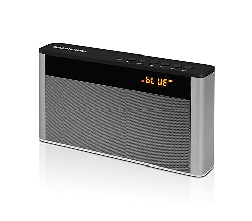 Bell + Howell BH80TWS True Wireless Stereo Link Neo-Retro Bluetooth Speaker, Black